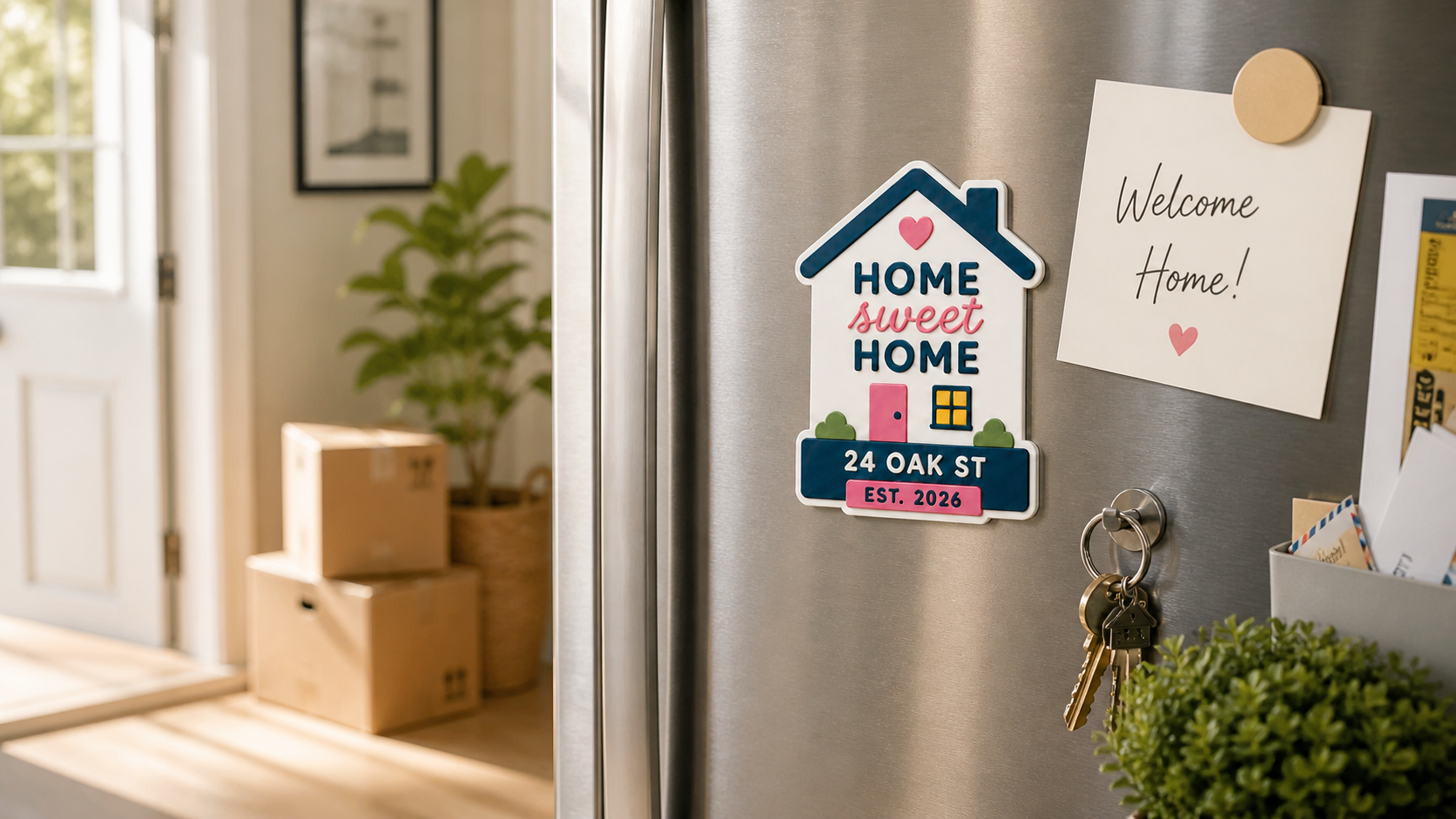 New home magnet