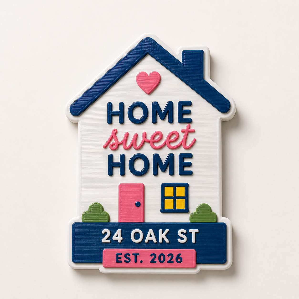 New home address magnet
